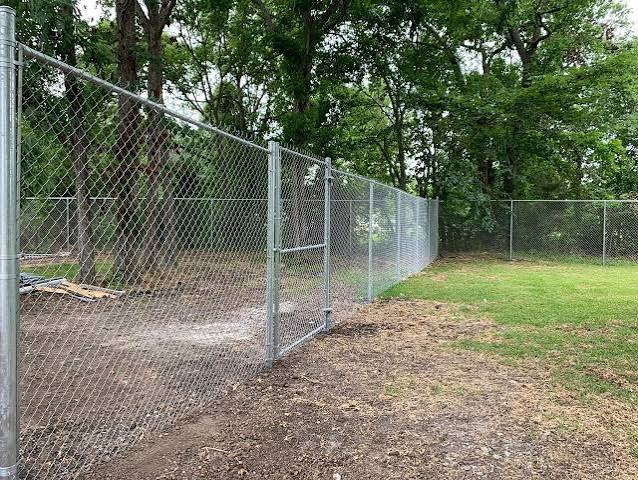 5' Galvanized Chain Link installed in Romeoville, IL by AmeriDream Fence & Deck