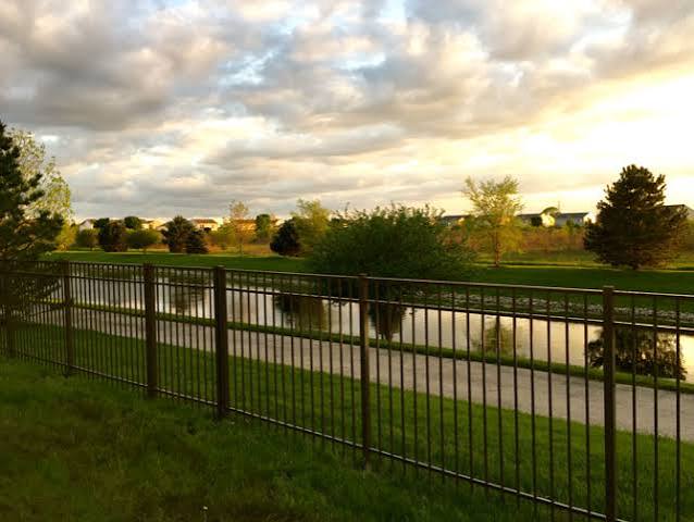 Black Aluminum Picket, 54" installed in Bolingbrook, IL by AmeriDream Fence & Deck